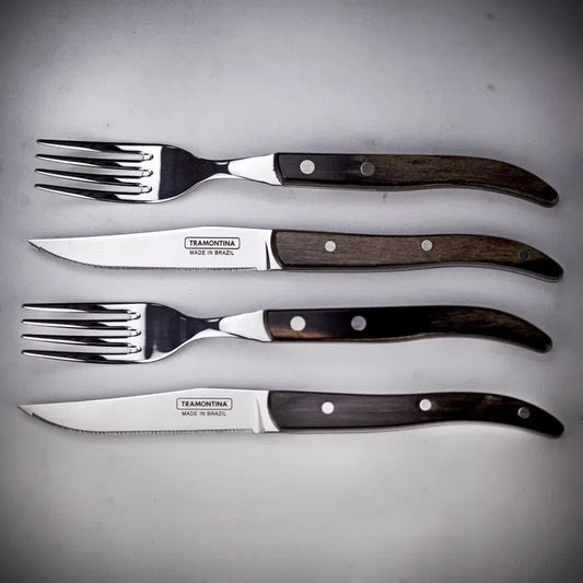 Steakmesserset Paisano 2 Messer & 2 Gabeln