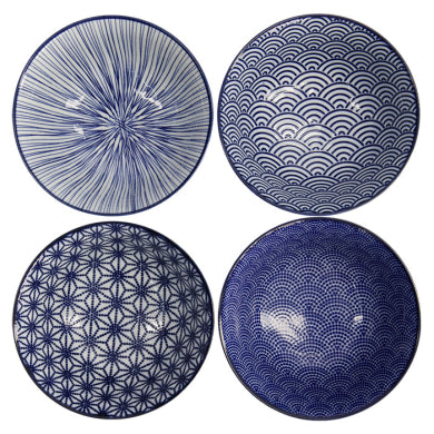 Tayo-Schalen Set, 4-tlg., Nippon Blue, Ø 15,2 x 6,7 cm 500 ml