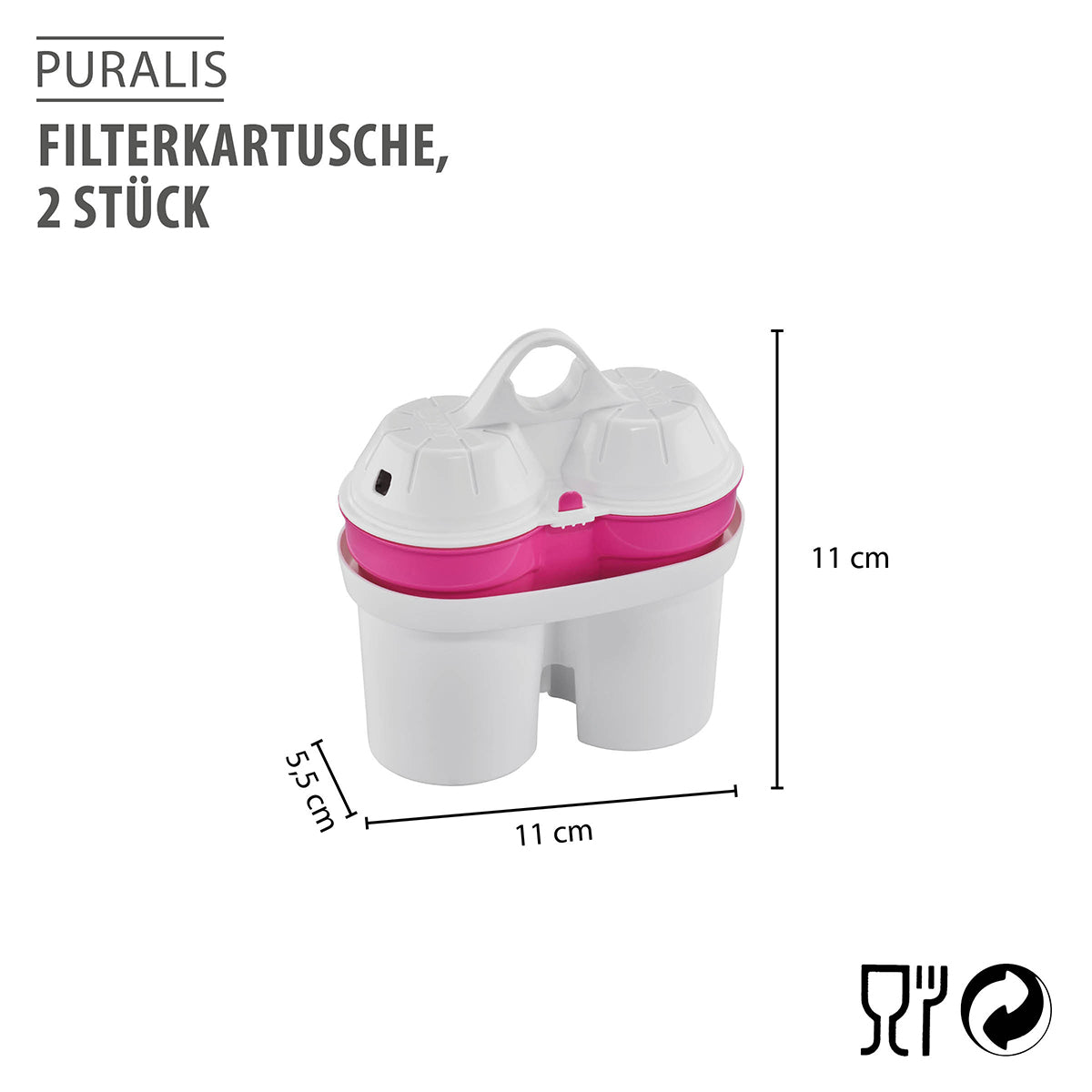 Filterkartusche PURALIS, 2 Stück