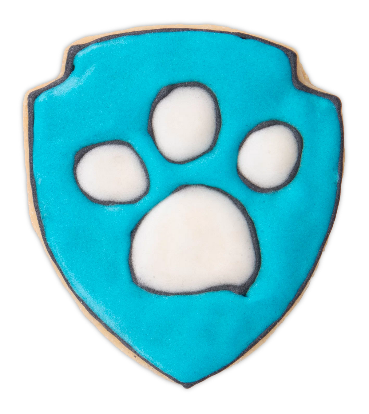 Paw Patrol Abzeichen Pfote 5,5 cm Rubinrot