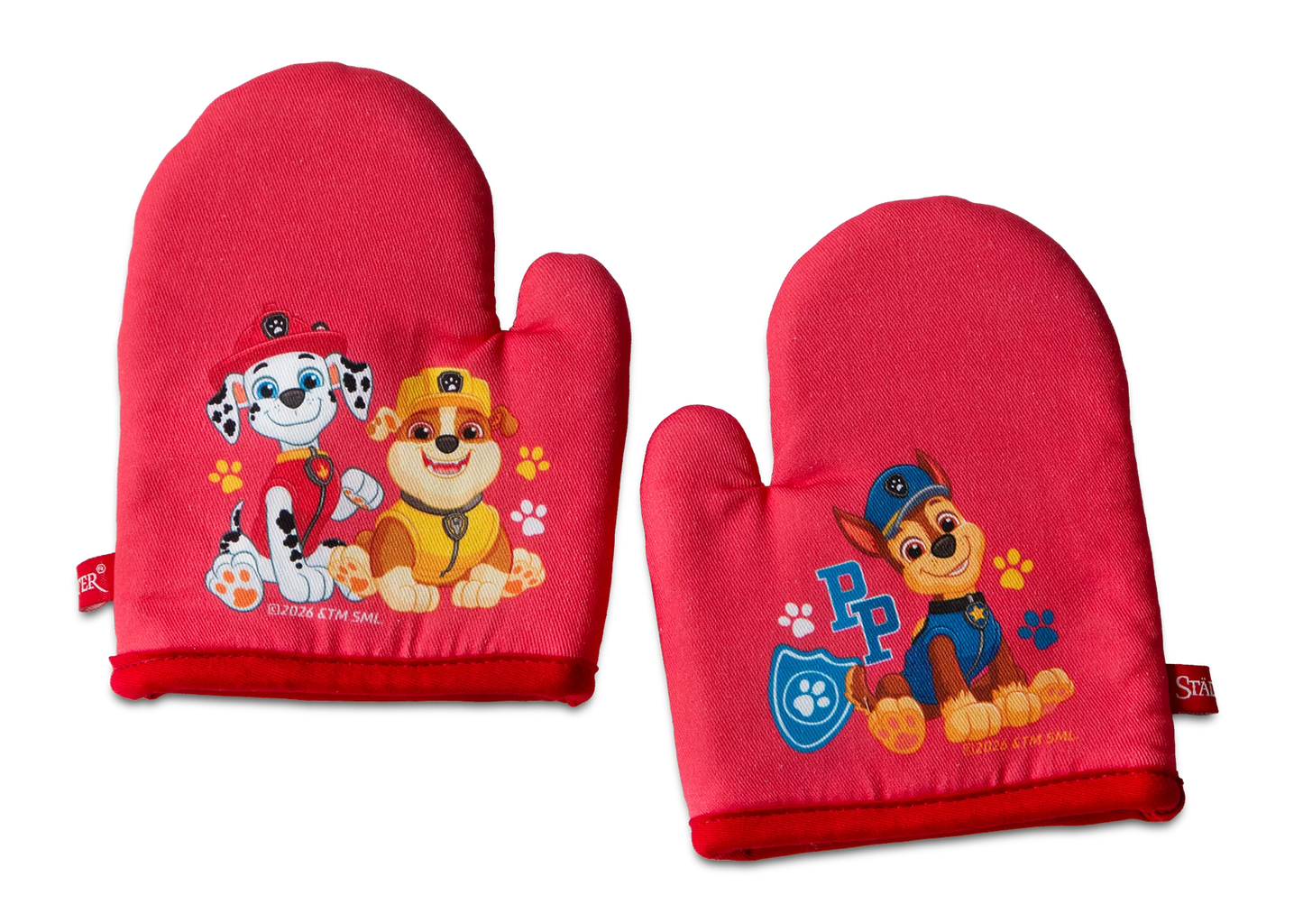 Paw Patrol Jungs 17 x 13 cm Rot Backofenhandschuhe 2er Set