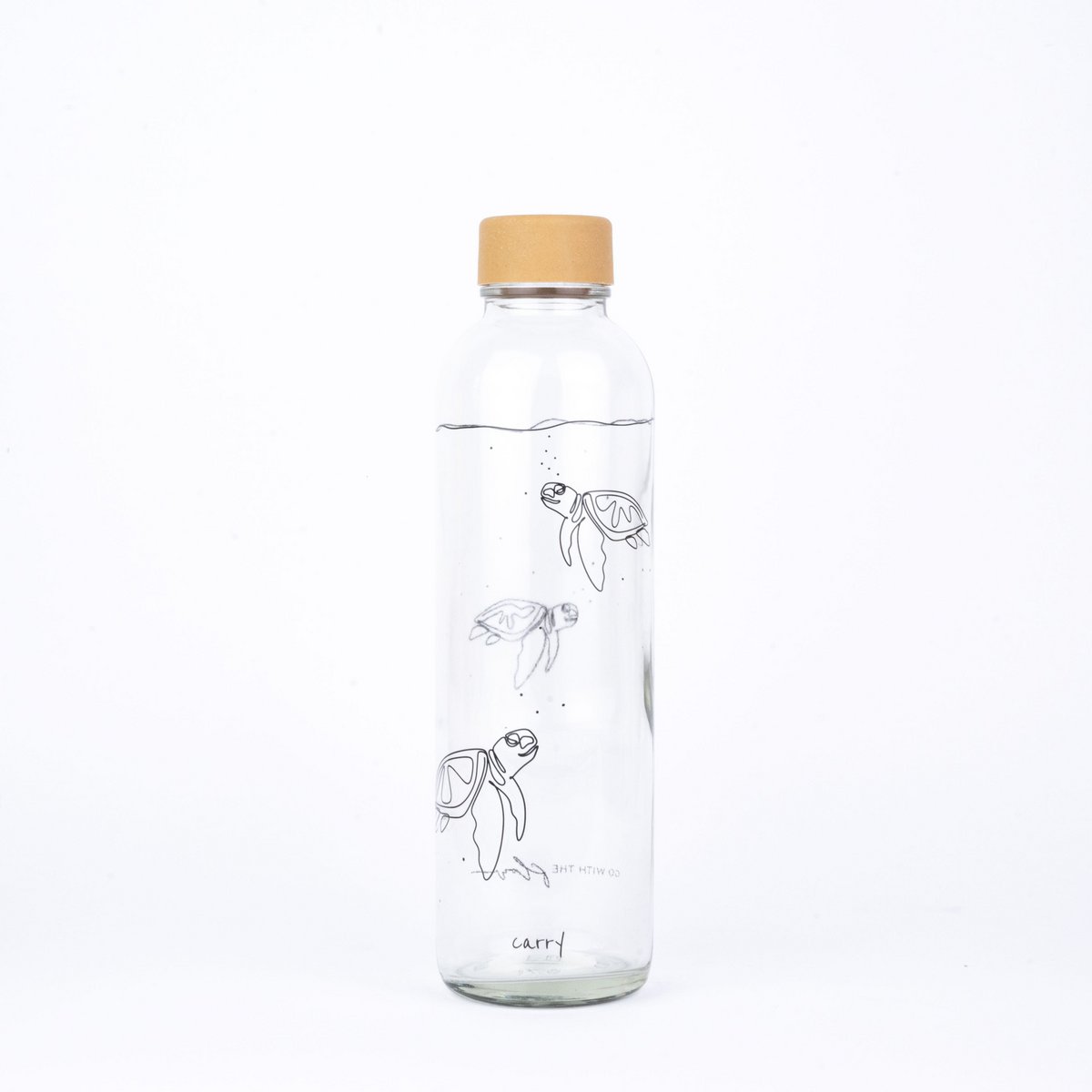 Trinkflasche Glas GO WITH THE FLOW 0,7 l
