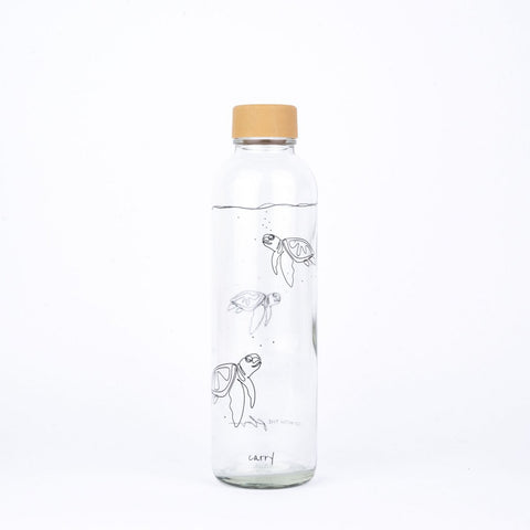 Trinkflasche Glas GO WITH THE FLOW 0,7 l