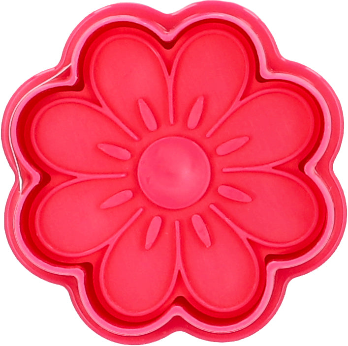 Kunststoff-Ausstechform mit Auswerfer, Blume