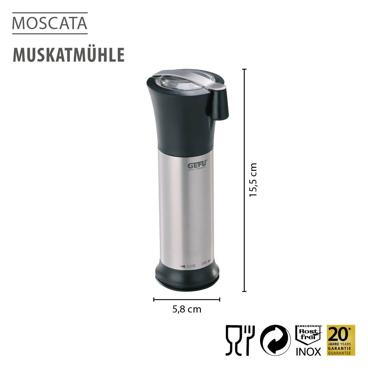 Muskatmühle MOSCATA