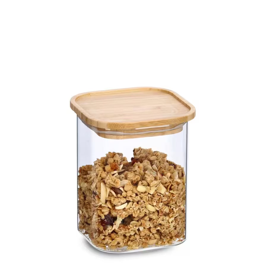 Vorratsglas mit Bambusdeckel, 900 ml