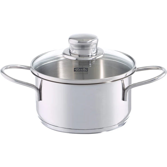 Kochtopf 14cm Glasdeckel Mini-Töpfe Induktiv
