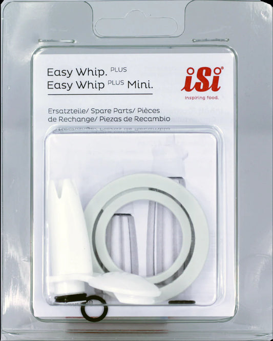 Ersatzteilset für EasyWhip 1x Kopfdichtung, 2x O-Ring, 1x Garniertülle weiß