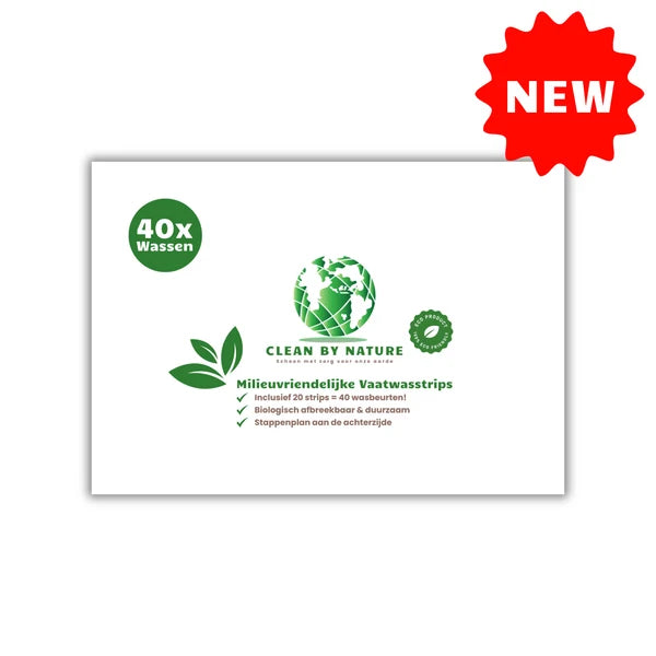 Umweltfreundliche Spülmaschinenstreifen 40er Pack
