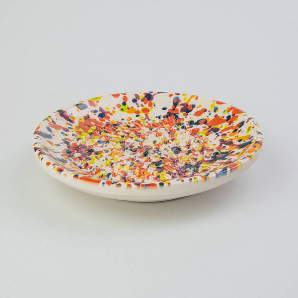 Keramikreibe "GRAFFITI" 12cm für Knoblauch, Ingwer & Gewürze verschiedene Farben