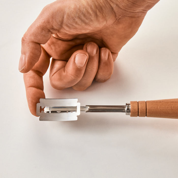 Bäckermesser 19 cm | 5 Ersatzklingen Laib & Seele