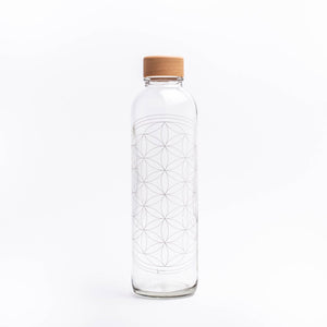 Trinkflasche Glas FLOWER OF LIFE 0,7 l