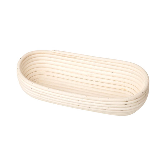 Gärkörbchen oval Peddigrohr natur 30 x 15 cm für ca. 500g.