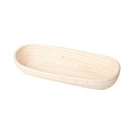 Gärkörbchen oval Peddigrohr natur 42 x 17 cm für ca. 1.500g.