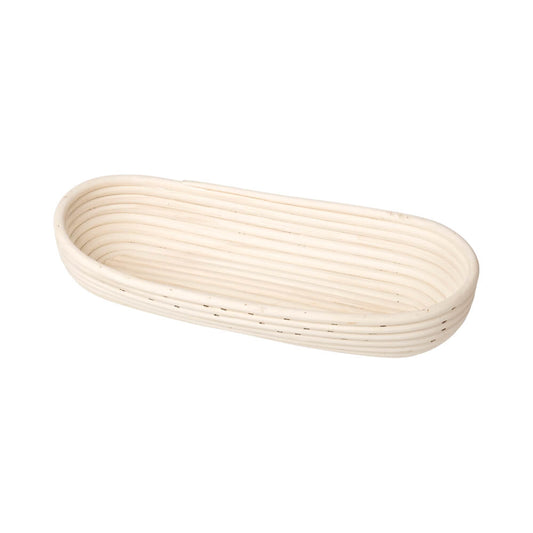 Gärkörbchen oval Peddigrohr natur 37x16 cm für ca. 1.000g.