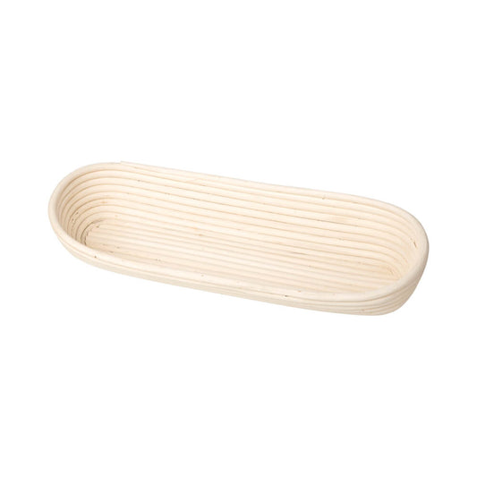 Gärkörbchen oval Peddigrohr natur 47 x 18 cm für ca. 2.000g.