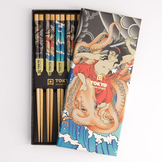 5 Paar Essstäbchen, Yakuza Octopus