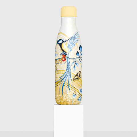 Trinkflasche Edelstahl 24h kalt 12h  Safran Gold 2,0 - 500 ml