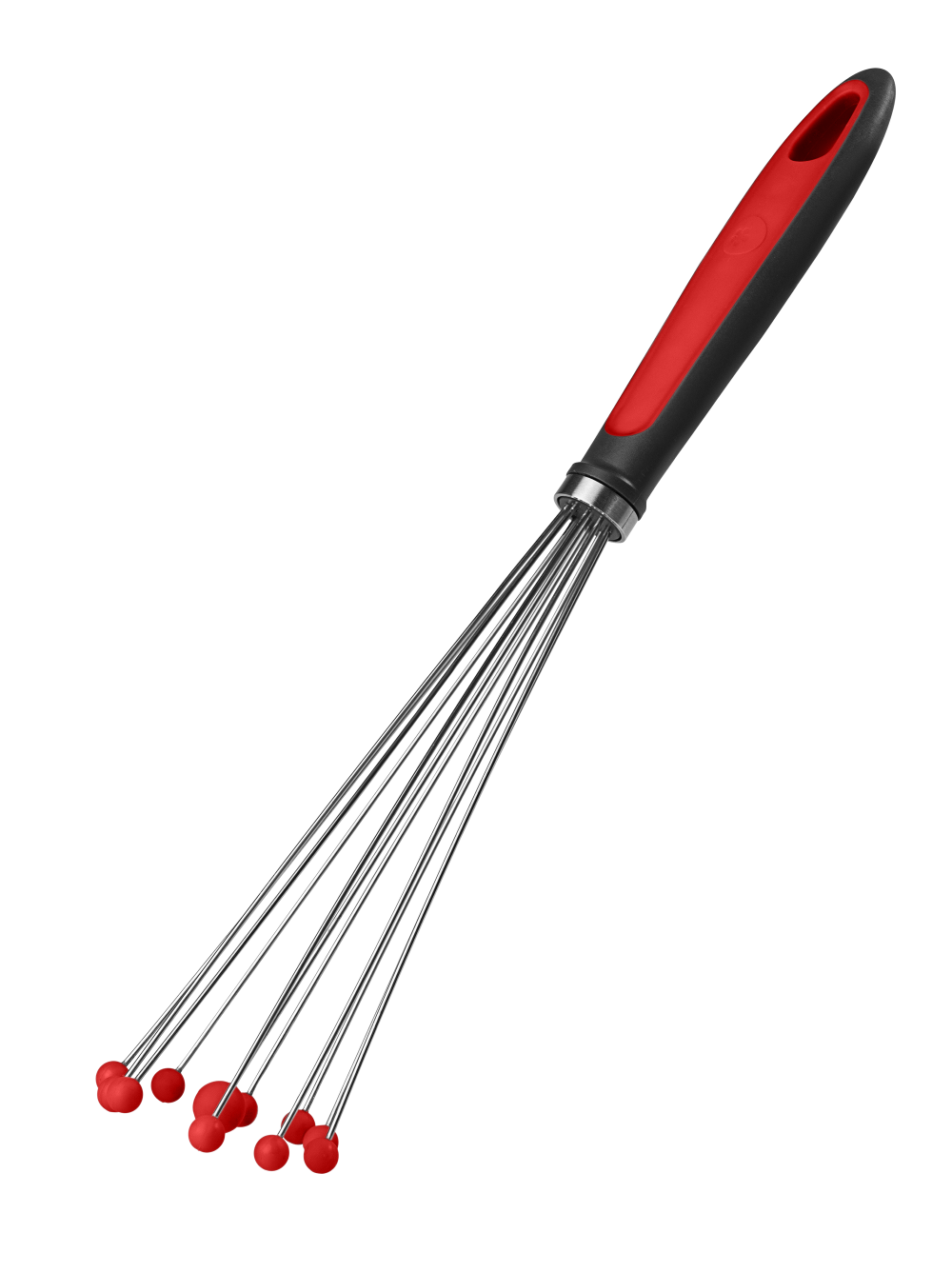 Kugelschneebesen rot