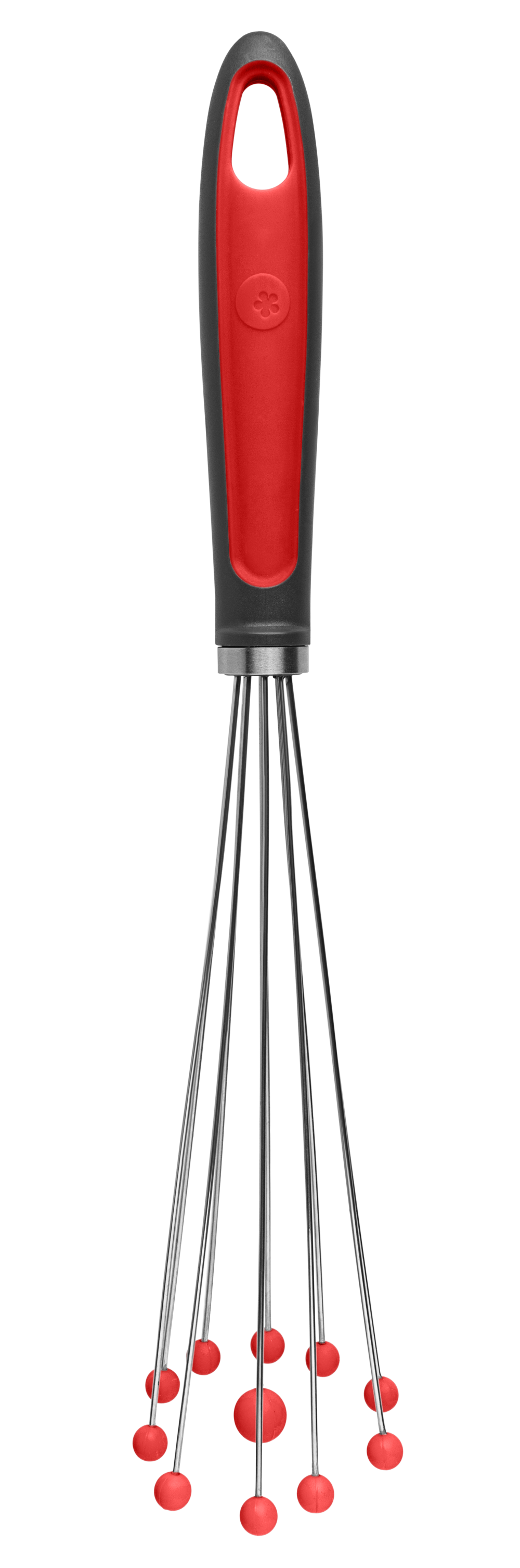 Kugelschneebesen rot
