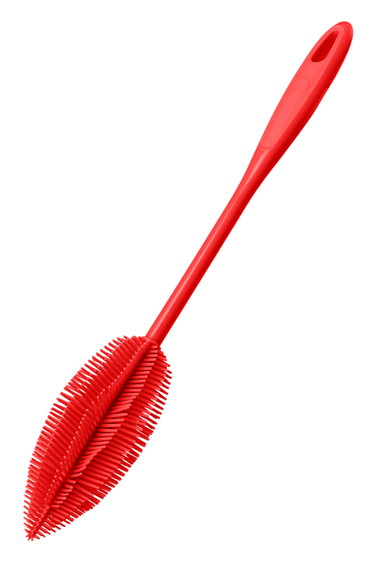 Flaschenbürste rot