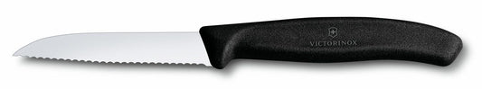 Gemüsemesser Welle 8 cm schwarz Swiss Classic