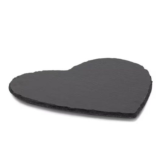 Servierplatte „Heart“, Schiefer