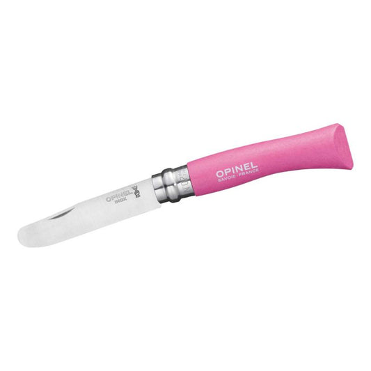 Kindertaschenmesser  No. 7 Edelstahl/Buche Pink