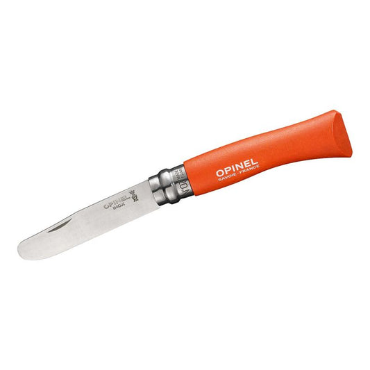Kindertaschenmesser  No. 7 Edelstahl/Buche Orange