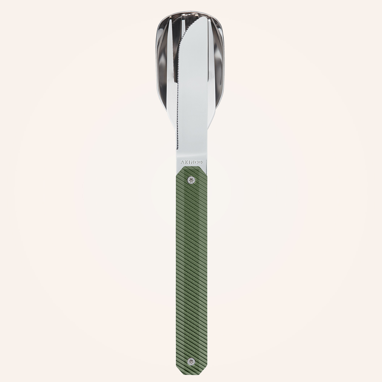 Feststehendes Besteck 12:34, Aluminium khaki