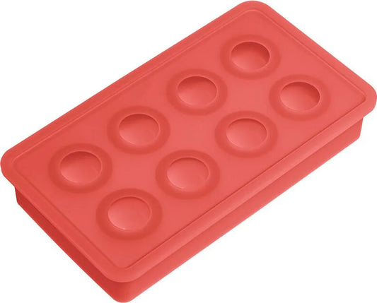 Eiswürfelbereiter Kugeln Ø 33mm tomate Silikon