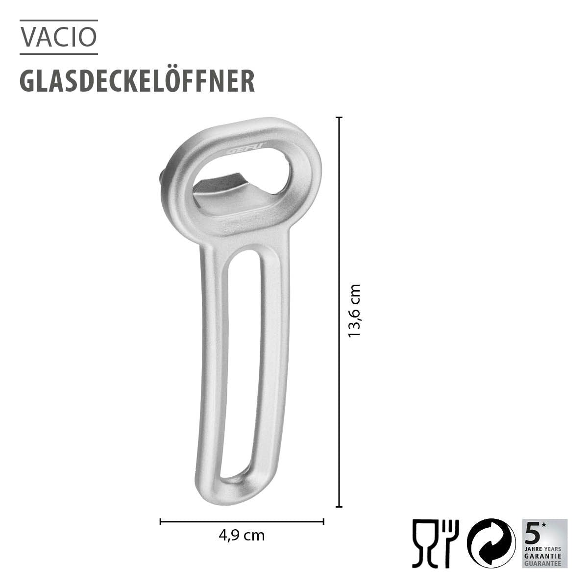 Glasdeckelöffner Vacio