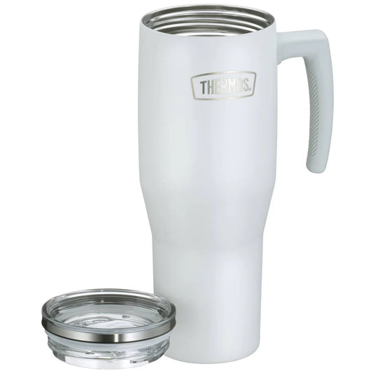 REFRESHING SERIES Isolierbecher white matt 1,10 L | Mit Komfortgriff & Strohhalm