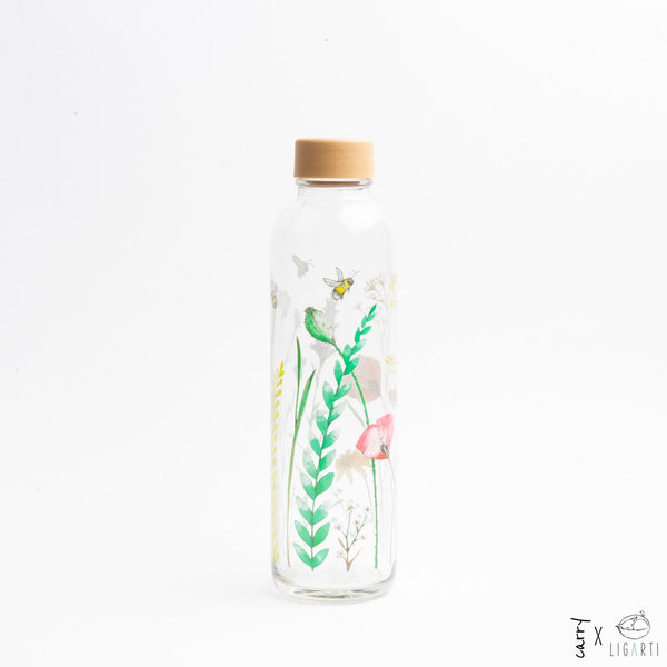 Trinkflasche Glas LET THE BEES BE 0,7 l
