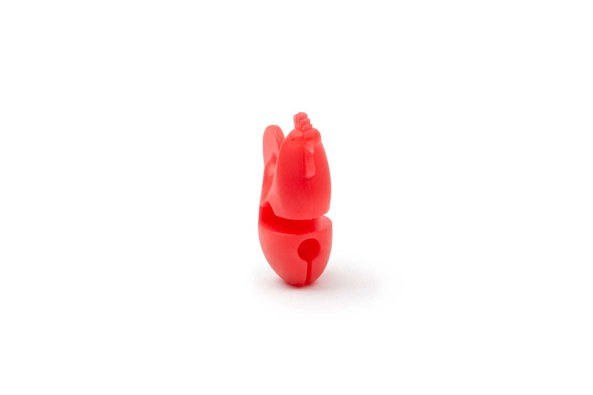 Kochlöffelhalter Rooster rot  mit Topfclip