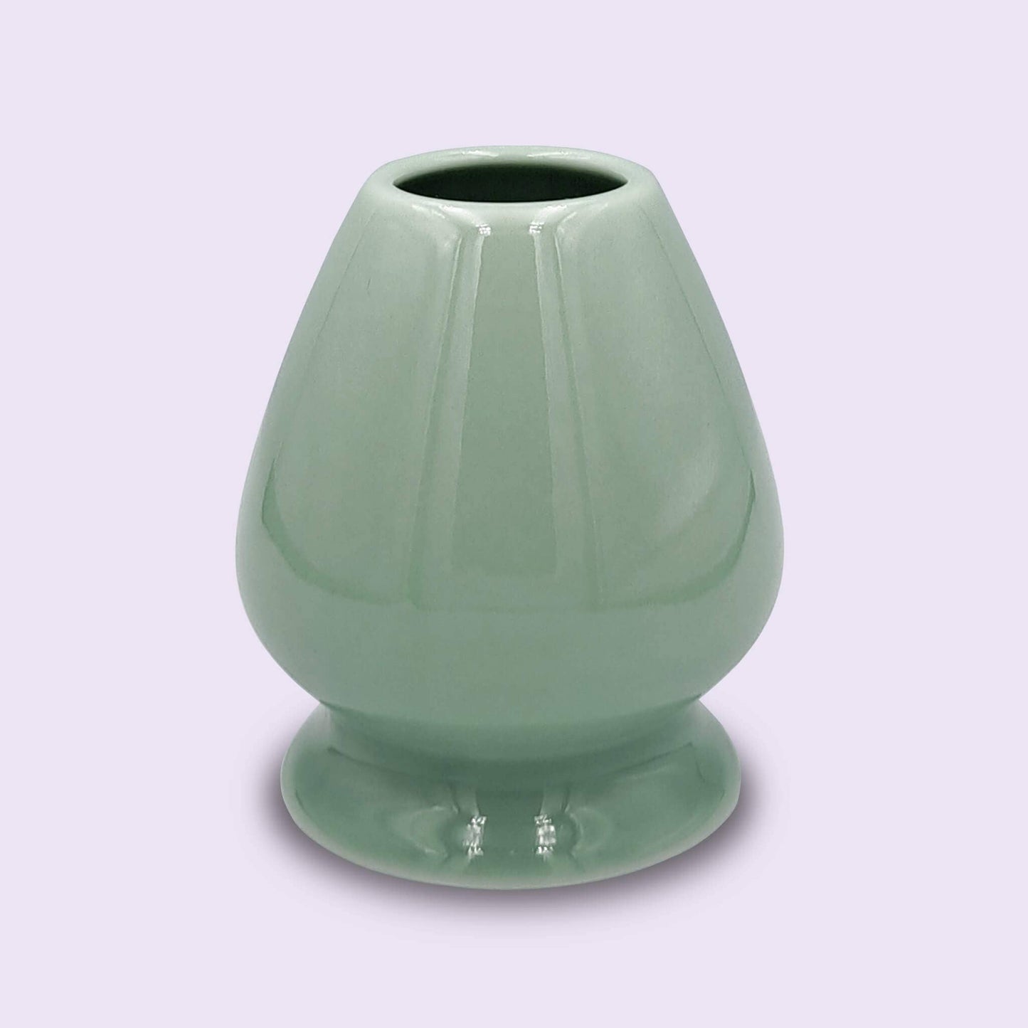 Matcha Besen Halter Kusenaoshi Grün aus Keramik