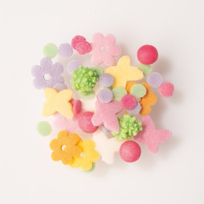 Streudekor, Blumen-Mix bunt 60g.