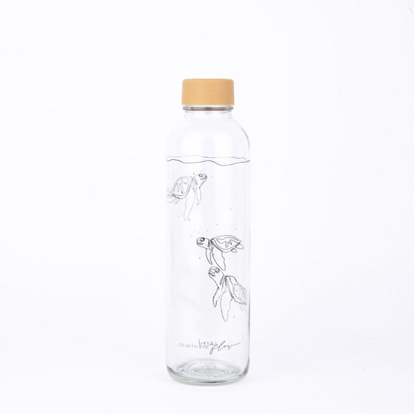Trinkflasche Glas GO WITH THE FLOW 0,7 l