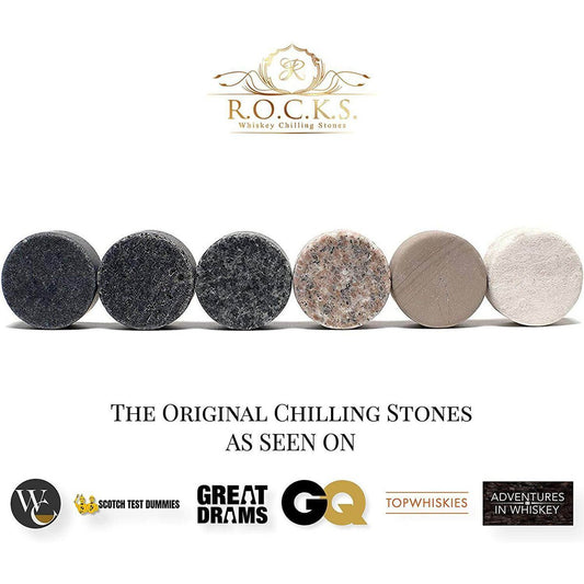 The Original Rocks Granitsteine 6er Set