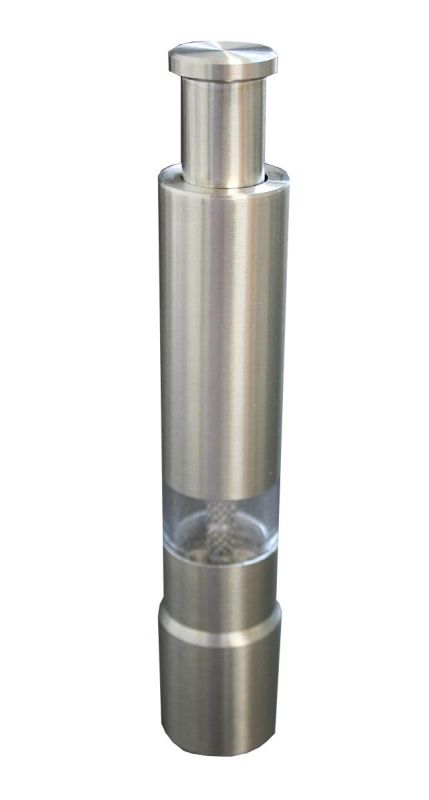 Einhandmühle für Salz- & Pfeffer aus Edelstahl