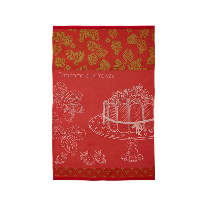 Geschirrtuch Jacquard Baumwolle 50x75 cm Charlotte aux fraises