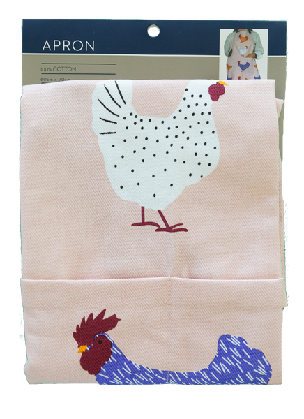 Schürze – Bright Hens, 100 % Heavy Drill-Baumwolle