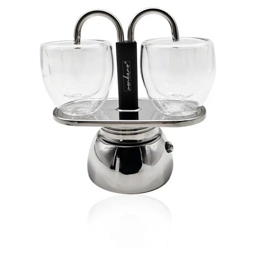 Espressokocher Como Edelstahl Induktion 2 Tassen