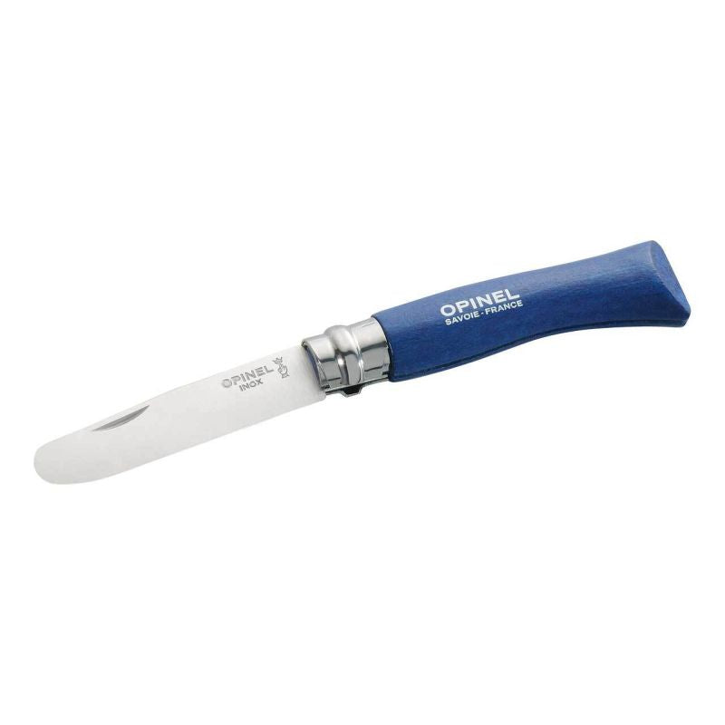Kindertaschenmesser  No. 7 Edelstahl/Buche Blau