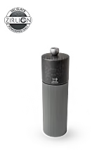 Salzmühle, 18 cm, Carbon u. Buchenholz graphit
