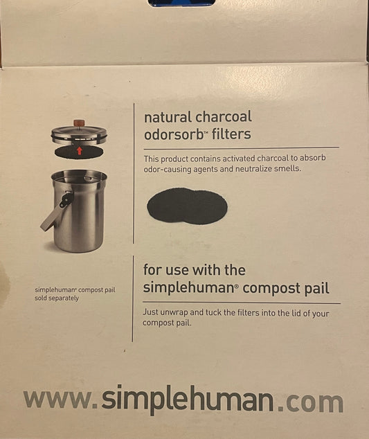 Simplehuman odorsorb Filter Doppelpack - rund