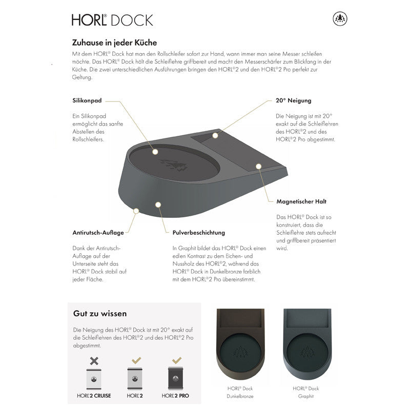 HORL Dock - dunkelbronze Zubehör