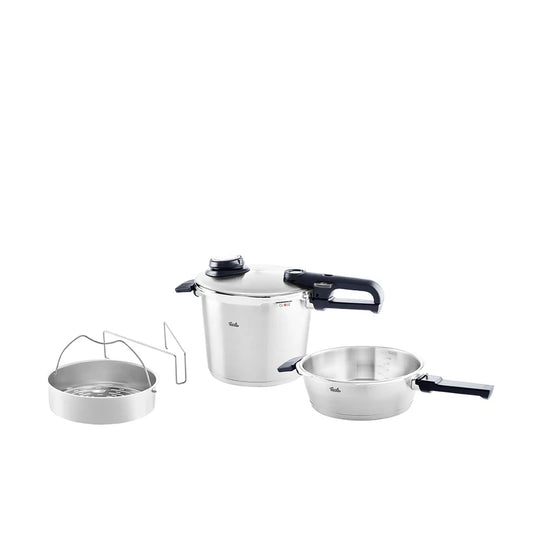 Schnellkochtopf-Set 6l + Schnellbratpfanne 2,5l Vitavit Premium