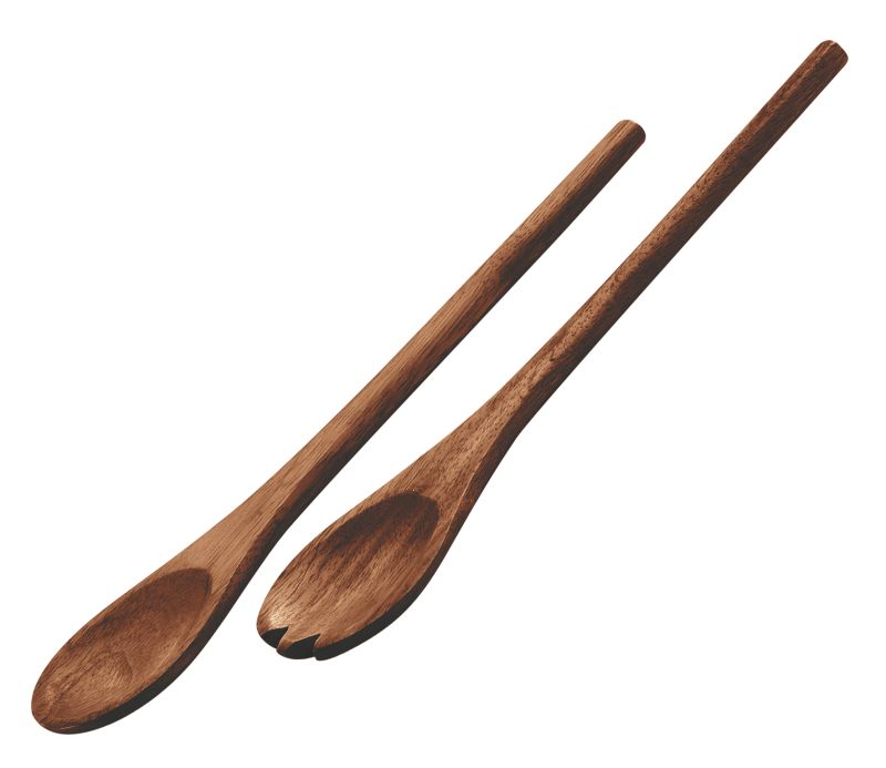 Salatbesteck akazie 2tlg Holzkollektion