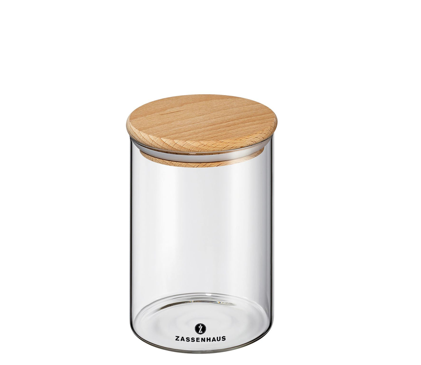 Vorratsglas mit Holzdeckel 0,85l